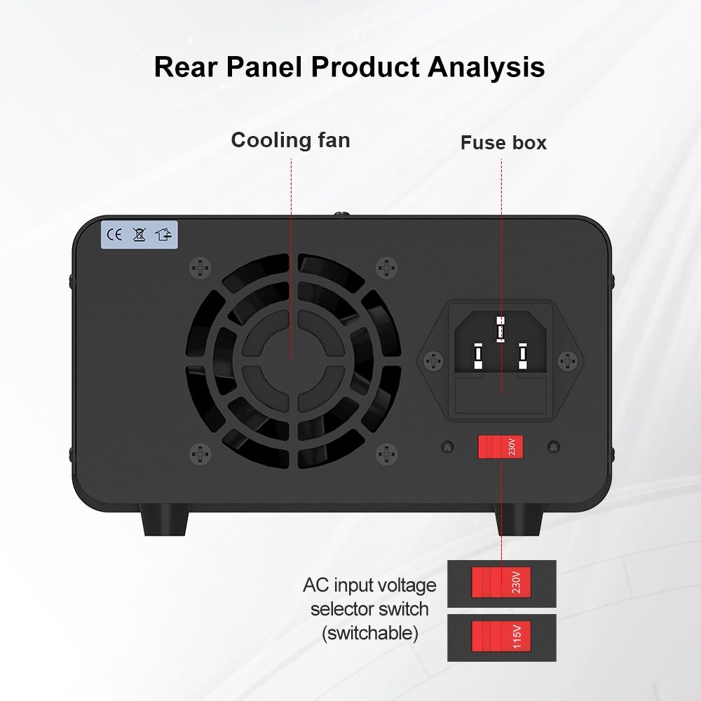 Wanptek TPS Series Adjustable DC Bench Power Supply | TPS3010