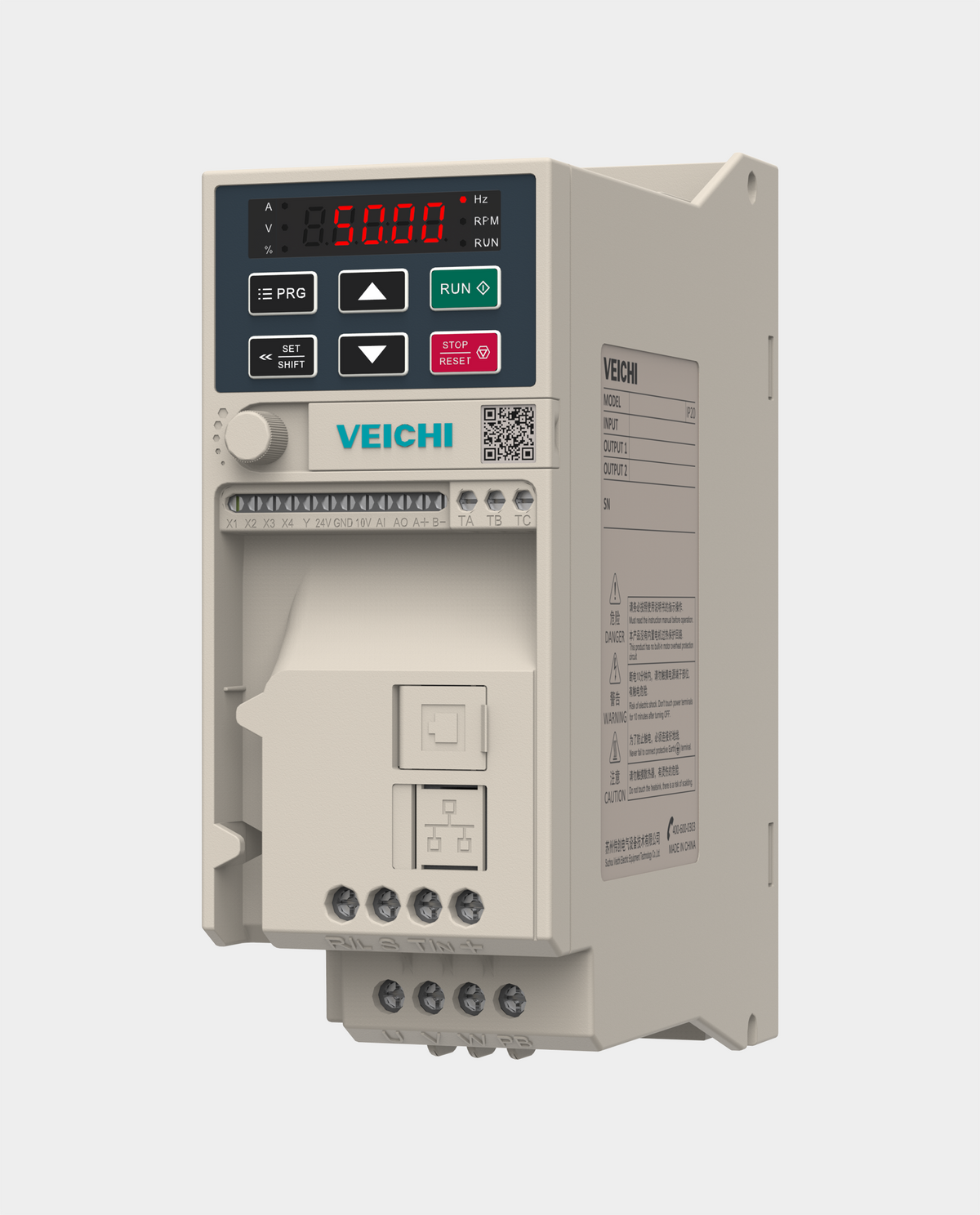Veichi Si21 1,5KW Solar Pump Inverter 150-450VDC