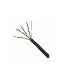Acconet CAT5 UV Outdoor Ethernet Cable 100m Black Solid Copper SF/TP Pull Box | CAT5U-100-SC