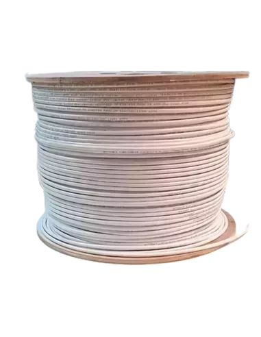 Acconet CAT5e Indoor Ethernet Cable 500m White Solid Copper UTP Roll | CAT5-500-SC