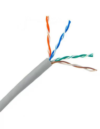 Essential CAT5e Indoor Ethernet Cable 305m Grey CCA UTP Pull Box | CAT5-305-GEN