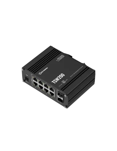 Teltonika 8-Port Gigabit PoE+ Ethernet Switch | TSW200