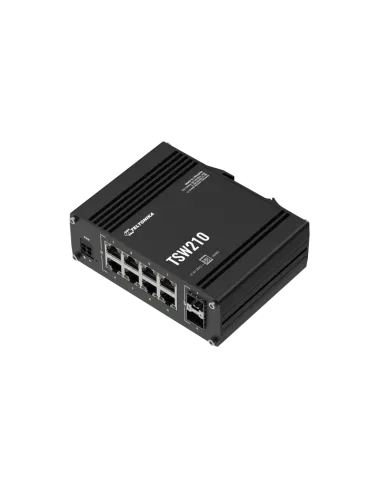 Teltonika Industrial 8 port Gigabit Switch | Unmanaged | TSW210