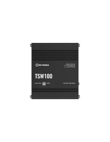 Teltonika Industrial Unmanaged 5 Port PoE+ Ethernet Switch | TSW100