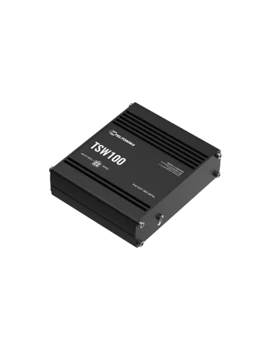 Teltonika Industrial Unmanaged 5 Port PoE+ Ethernet Switch | TSW100