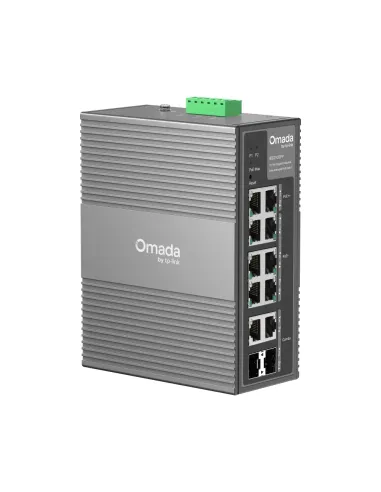 TP-Link Omada 10-Port Gigabit Industrial Easy Managed Switch with 6-Port PoE+ and 2-Port PoE++