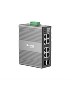 TP-Link Omada 8-Port Gigabit Industrial Easy Managed Switch with 6 Gigabit Ports and 2 SFP Ports