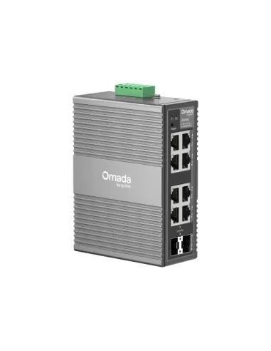 TP-Link Omada 8-Port Gigabit Industrial Easy Managed Switch with 6 Gigabit Ports and 2 SFP Ports